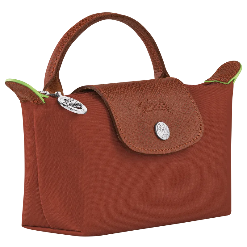 Le Pliage Green Pouch with handle