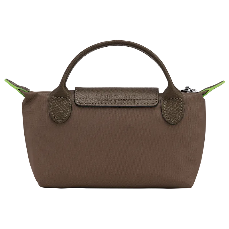 Le Pliage Green Pouch with handle