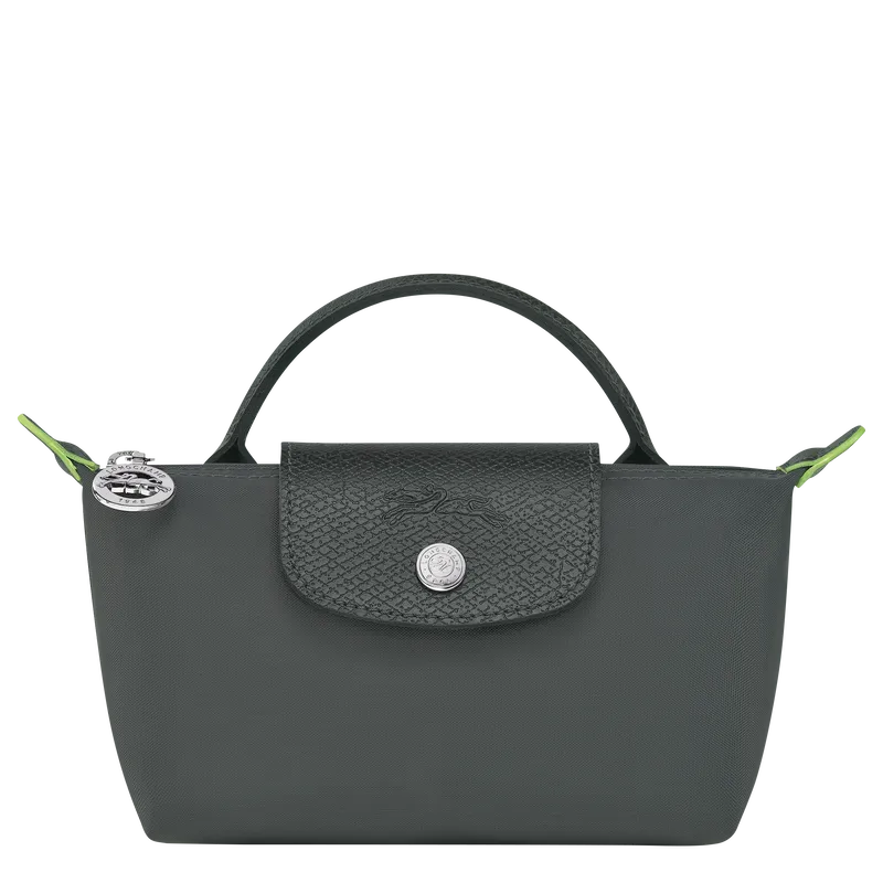 Le Pliage Green Pouch with handle