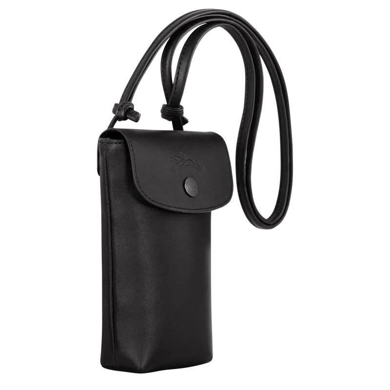 Le Pliage Xtra Phone case with leather lace