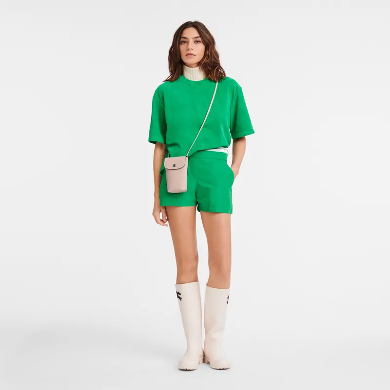 Le Pliage Xtra Phone case with leather lace