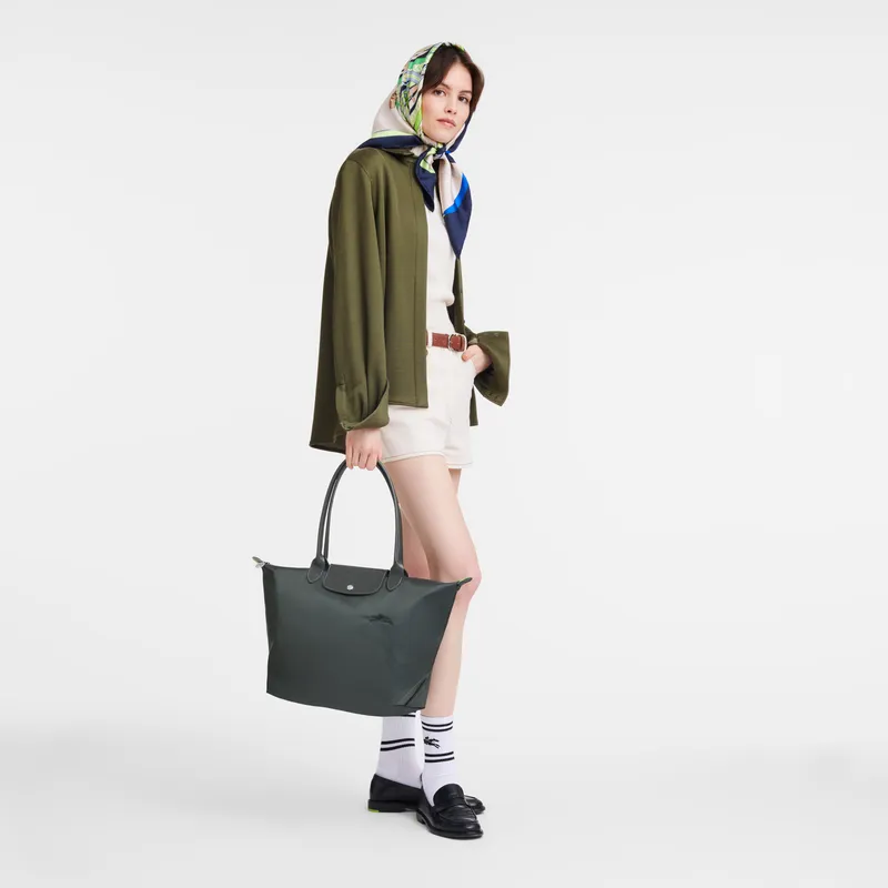 Le Pliage Green L Tote bag