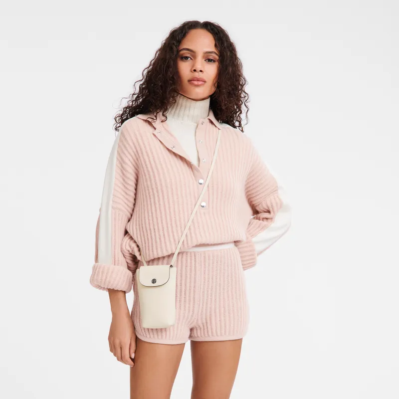 Le Pliage Xtra Phone case with leather lace