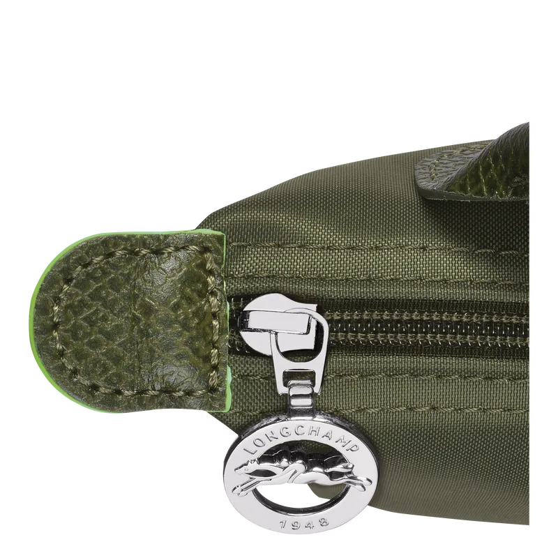 Le Pliage Green Pouch with handle