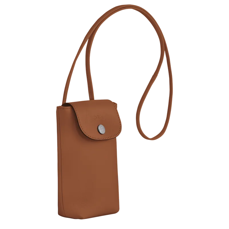 Le Pliage Xtra Phone case with leather lace